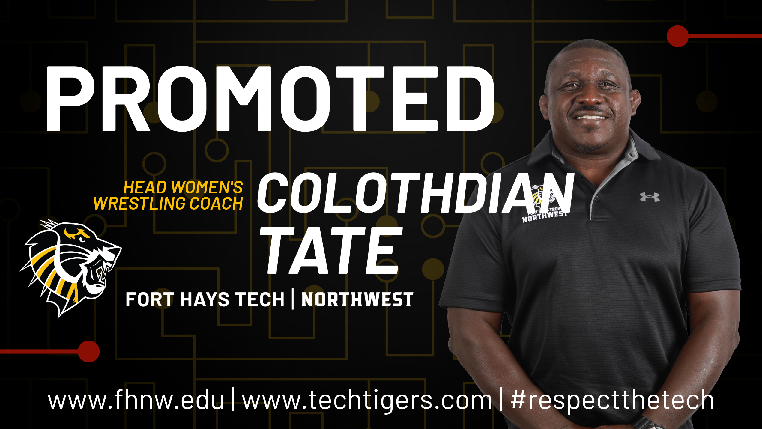 Colothdian Tate Named Head Women's Wrestling Coach